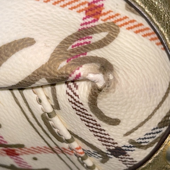 Coach Heritage Tattersall Graffiti Tote - Picture 12 of 15